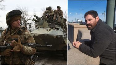 Corresponsal de guerra: el sanjuanino que vive de cerca el conflicto Rusia-Ucrania