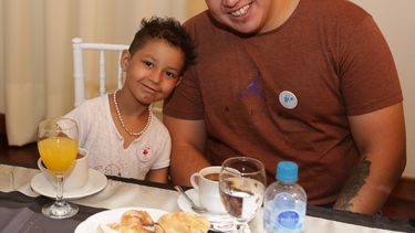 Día de la Oncología Infantil: los chicos de Fundamé, agasajados con un desayuno