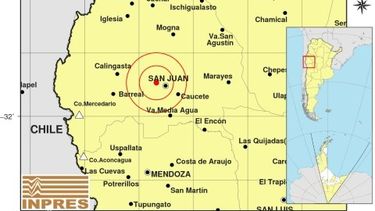 Un fuerte sismo despertó de su siesta a los sanjuaninos