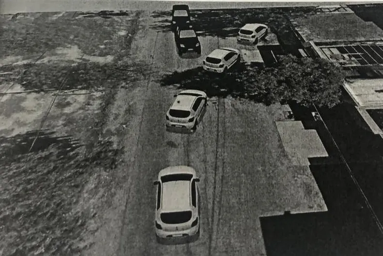 Imagen de parte de la pericia del siniestro vial que acabó con la vida de Lucía. Imagen de parte de la pericia del siniestro vial que acabó con la vida de Lucía.