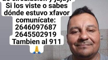 Buscan a Leonardo, un sanjuanino que se extravió saliendo del trabajo el viernes