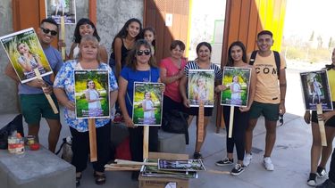 El aguante veinticinqueño, los primeros en llegar al predio