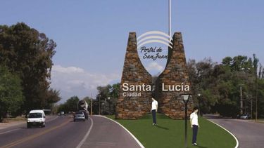 Orrego le cambia la cara a Santa Lucía con el Portal de San Juan