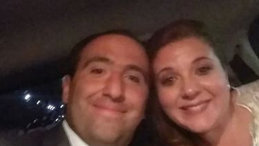 Para estos sanjuaninos, sin Superclásico, la alegría del casamiento fue completa