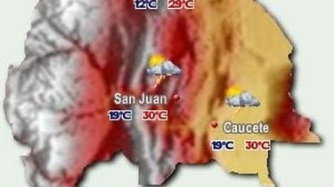 Anuncian calor y tormentas para el sábado