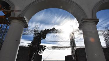 Mirá cómo está quedando el histórico templo de Jáchal