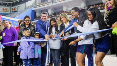 Orrego estuvo presente en la Feria Provincial de Ciencias