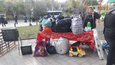 La campaña solidaria por la familia de 25 de mayo llegó al centro sanjuanino