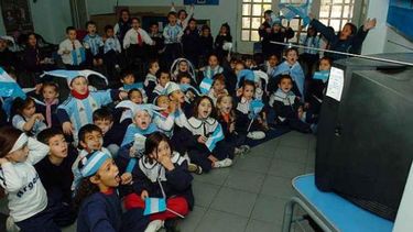 Los chicos verán el mundial en las escuelas sanjuaninas