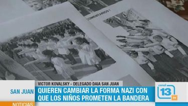 La DAIA San Juan cree que la promesa a la bandera es nazi