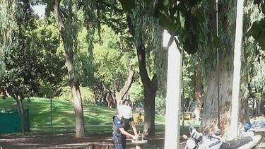 La reacción de un policía sanjuanino que conmovió a las redes