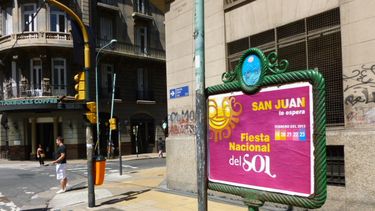 En Capital Federal, San Juan se promociona con impactantes afiches