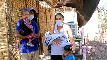 Tremenda historia en Pocito: mientras realizaba trabajo de parto el terremoto le destrozó la casa