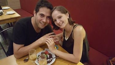 Mirá cómo y dónde le pidió casamiento esta sanjuanina a su novio