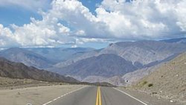 Precaución en la RN 20 por obra de pavimentación