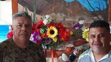 El Chiqui Tapia visitó San Juan y volvió a cumplir con la Difunta Correa