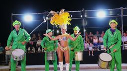Ritmo, colores y familia, las mejores postales de la primera noche del Carnaval de Chimbas