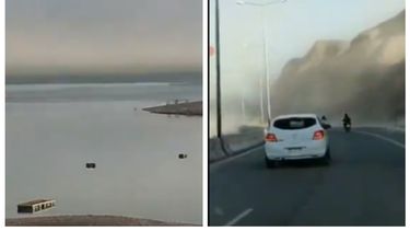 Las increíbles postales que dejó el viento Zonda en Ullum