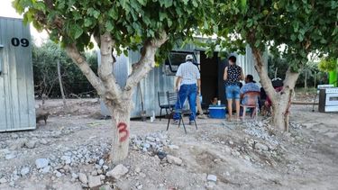 Tras el terremoto, empezaron a entregar los primeros módulos habitacionales