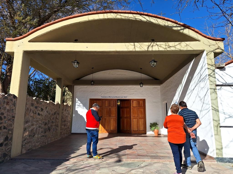 La entrada del templo.