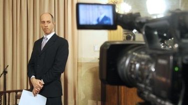 Daniel Tejada, de Canal 13, entre los animadores del Carrusel del Sol