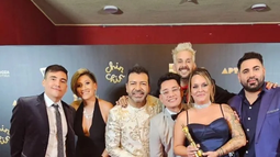 Orgullo local: Inquietos en la TV se trajo a San Juan un Martín Fierro Federal