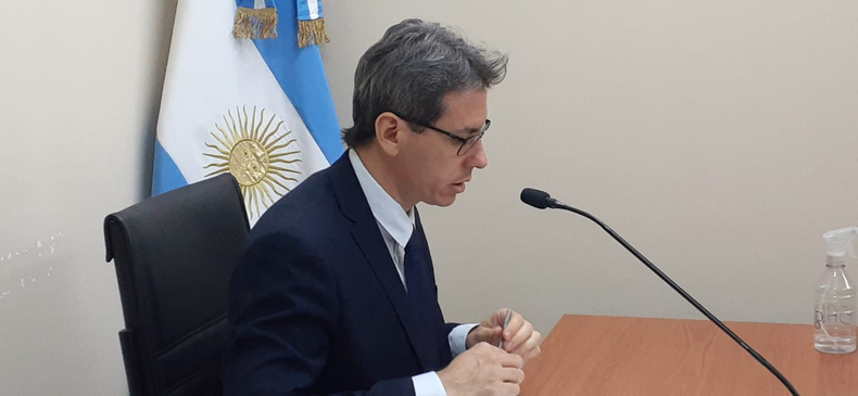 El juez Gerardo Fernández Caussi. El juez Gerardo Fernández Caussi.