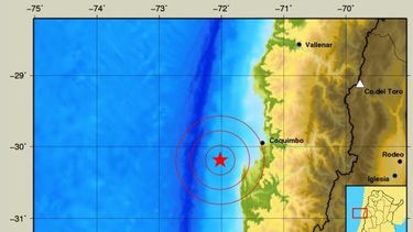 Un fuerte sismo en Chile sacudió el mediodía sanjuanino