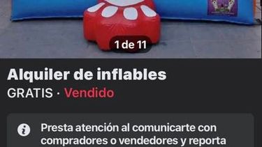 Alquiló un castillito, la estafaron y le arruinaron el cumple a un niño