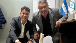 De un sanjuanino a otro sanjuanino: la Difunta Correa llegó al predio de la AFA De un sanjuanino a otro sanjuanino: la Difunta Correa llegó al predio de la AFA