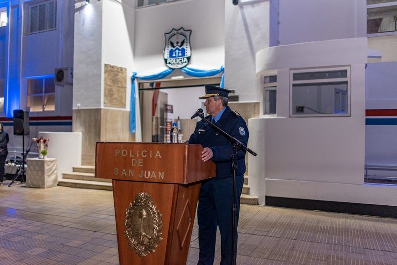Sus últimos días. El comisario general (r) Luis Walter Martínez transita sus últimos días al frente de la Jefatura de la Policía de San Juan.
