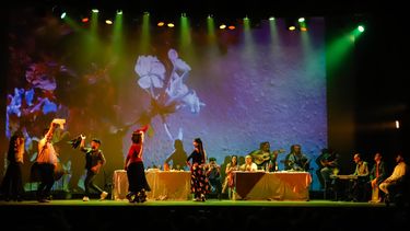 Imagen de la obra de teatro presentada este sábado.