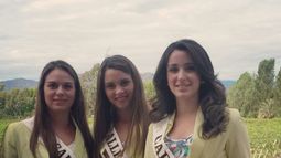 Las candidatas degustaron vinos y aceites de oliva