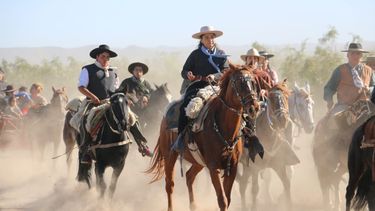 Peregrinar gaucho en honor a la Difunta