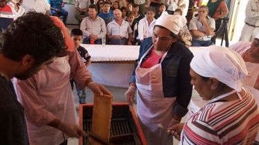 La Secretaría de Ambiente y comunidades originarias realizaron una nueva cosecha de miel