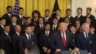 Donald Trump recibió a Messi en la Casa Blanca: Soy tu fan