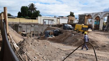 La histórica remodelación avanza en las entrañas de la Iglesia de Jáchal