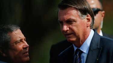 Walter Braga Netto y Jair Bolsonaro