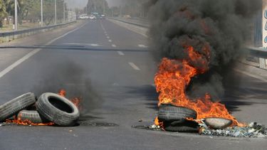 Caos en un acceso de Circunvalación por manifestación de trabajadores de ITEC