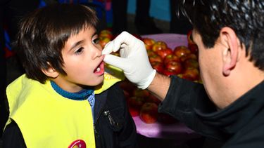 Orrego puso en marca el Programa de Desarrollo Infantil