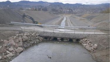 Avanzan las obras de mitigación por antiguas minas de Calingasta