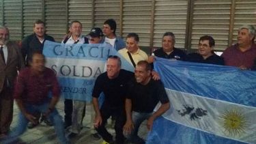 Veteranos sanjuaninos partieron hacia Malvinas
