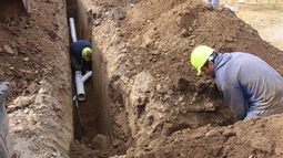 OSSE encara 11 nuevos frentes de obras de la red cloacal en Caucete