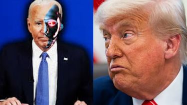 ¿Joe Biden es un robot? Mirá qué compartió Donald Trump en sus redes sociales
