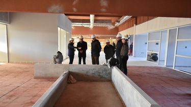 Baistrocchi recorrió la obra de remodelación de la Terminal