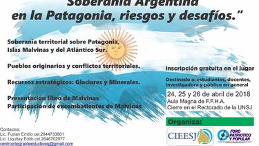 Coloquio sobre soberanía argentina en la Facultad de Filosofía