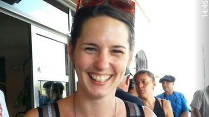 La alemana que ama a San Juan, feliz de compartir el cruce