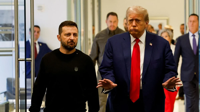 Donald Trump llamó dictador al presidente de Ucrania