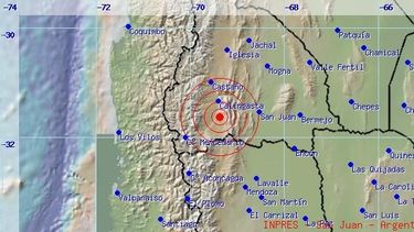 Fuerte temblor asustó a los sanjuaninos esta mañana