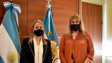 Cupo laboral trans en San Juan: Érica fue recibida por la ministra Aubone